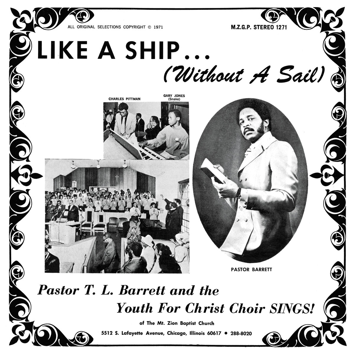 PASTOR T.L. BARRETT & THE YOUTH FOR CHRIST CHOIR — LIKE A SHIP (WITHOUT A SAIL)