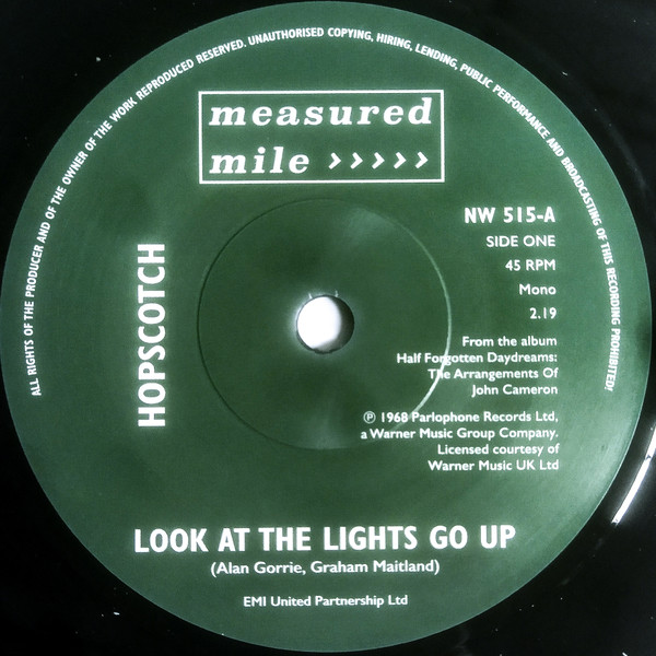 Hopscotch / Andwella — Look At The Lights Go Up / Hold On To Your Mind