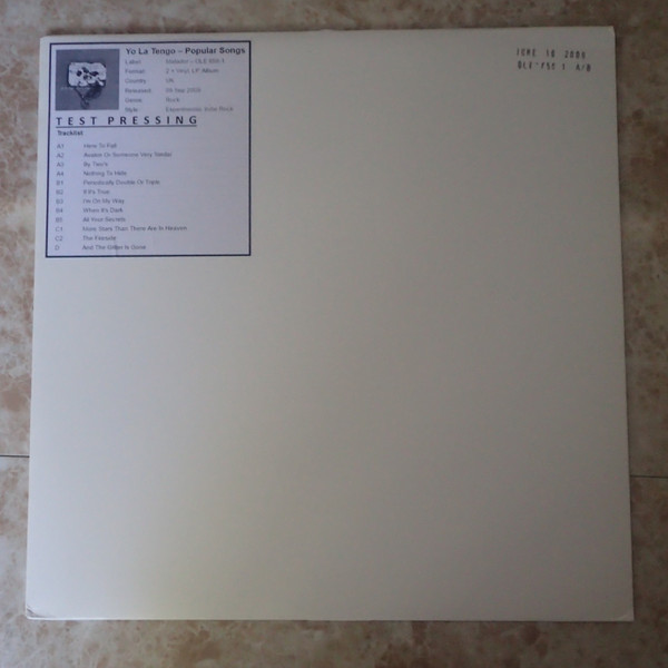 YO LA TENGO — POPULAR SONGS