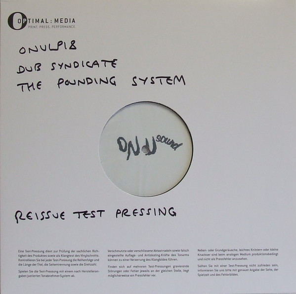 DUB SYNDICATE — THE POUNDING SYSTEM