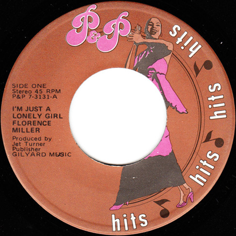 Florence Miller — I'm Just A Lonely Girl / The Groove I'm In