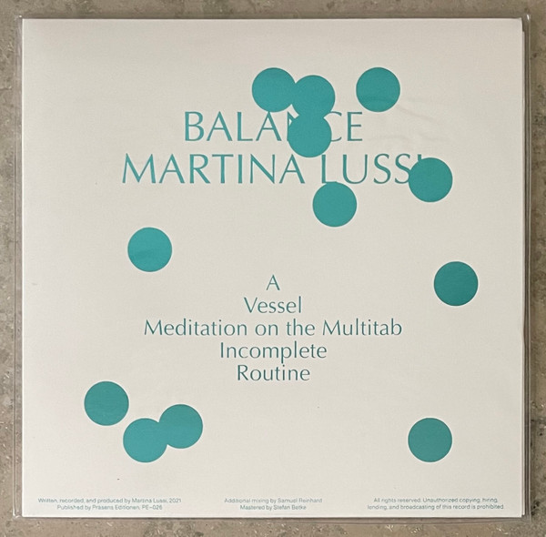MARTINA LUSSI — BALANCE