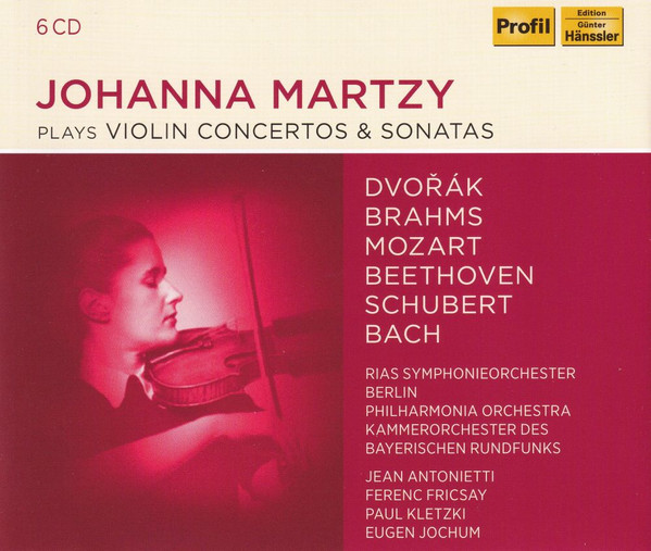 JOHANNA MARTZY — JOHANNA MARTZY PLAYS VIOLIN CO