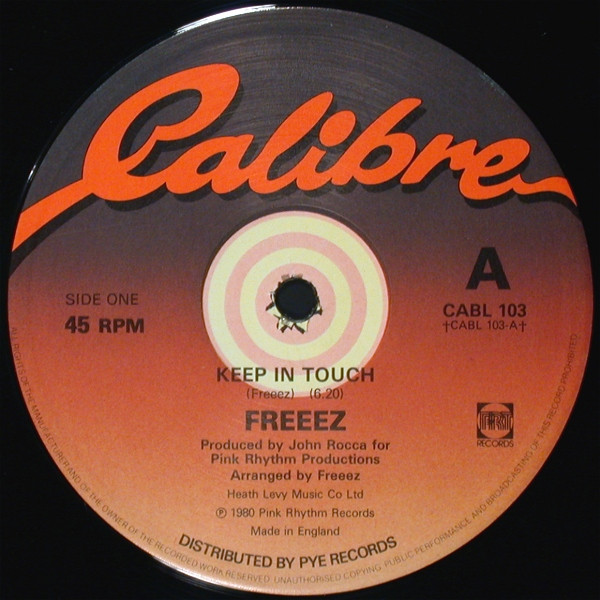 FREEEZ — Keep In Touch