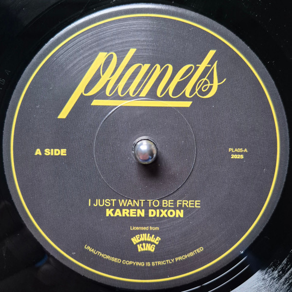 Karen Dixon — I Just Want To Be Free / Dub To Be Free