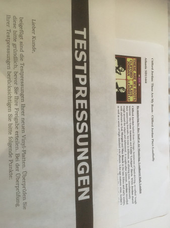 CLIFFORD JORDAN — THESE ARE MY ROOTS - CLIFFORD