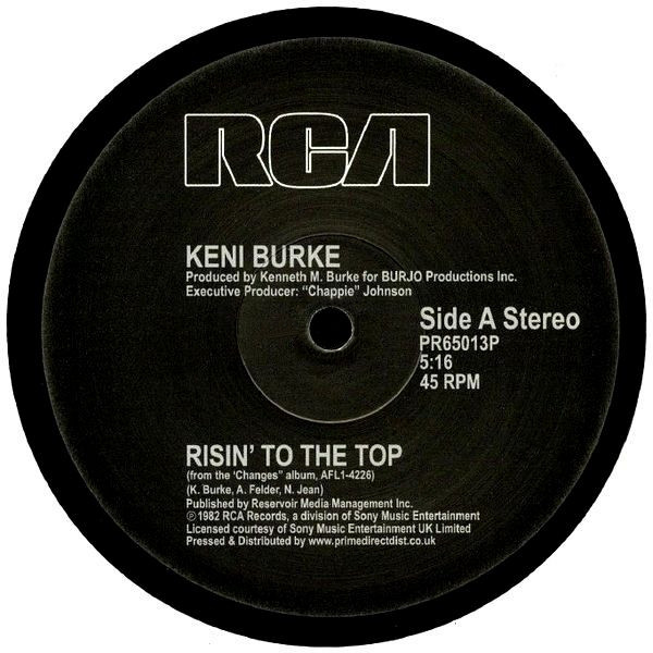 Keni Burke — Risin' to the Top / You're the Best (12 Inch Mix)