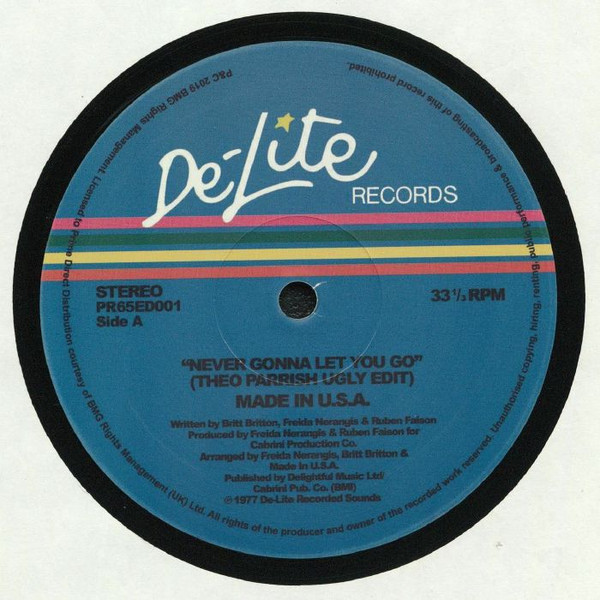 Made In USA — Never Gonna Let You Go (Theo Parrish Ugly Edit)