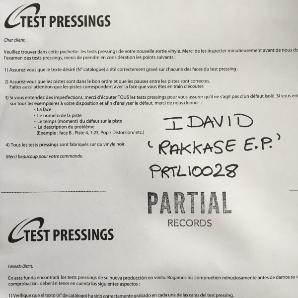 I DAVID — RAKKASE