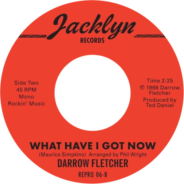 Darrow Fletcher — Infatuation / What Have I Got Now