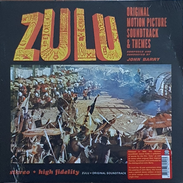 JOHN BARRY — Zulu - Original Soundtrack & Other Themes (Pumpkin Vinyl)