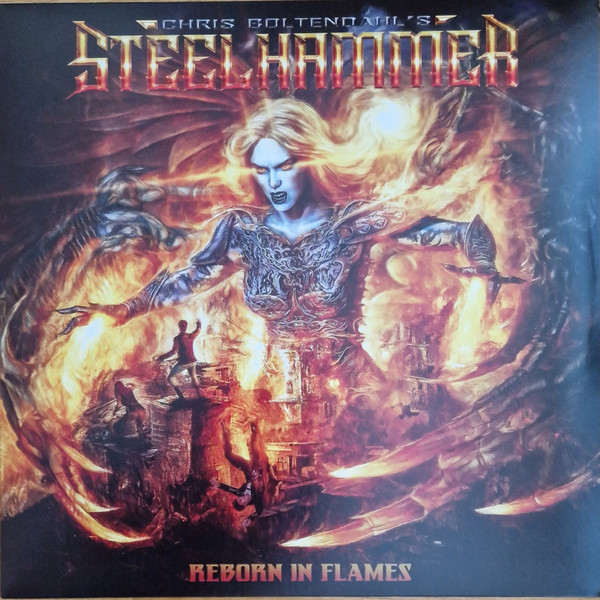 CHRIS BOHLTENDAHLS STEELHAMMER — Reborn In Flames (Yellow/Orange/Black Vinyl)