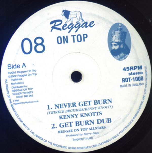 Kenny Knotts — Never Get Burn / Soldiers of Jah