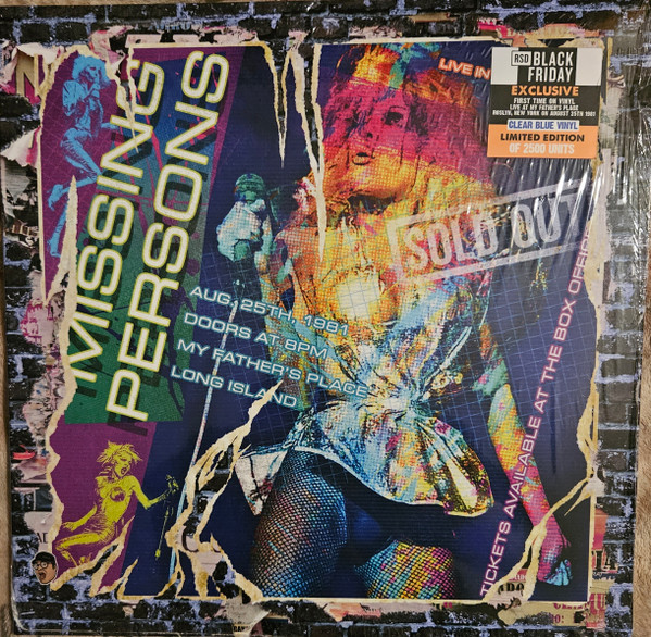 MISSING PERSONS — LIVE IN NEW YORK 1981