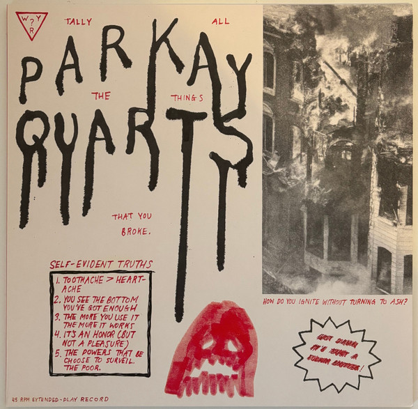 PARQUET COURTS — TALLY ALL THE THINGS YOU BROKE EP