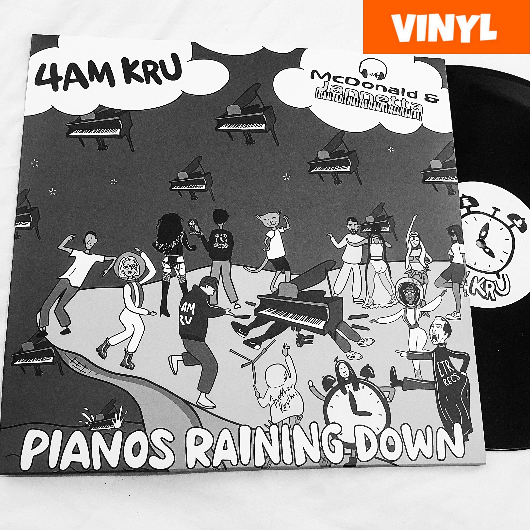 4AM KRU — PIANOS RAINING DOWN