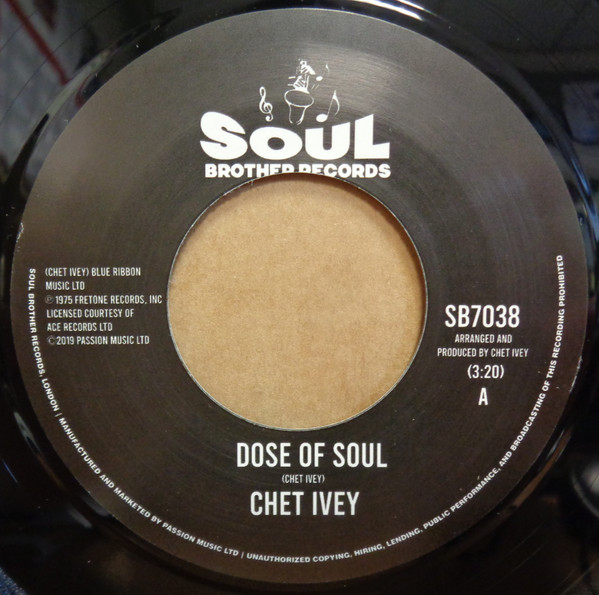 CHET IVEY — Dose Of Soul / Get Down With Geater Part 1