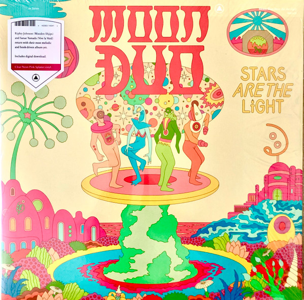 MOON DUO — STARS ARE THE LIGHT (CLEAR WITH NEON PINK)