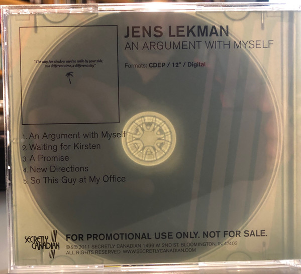 JENS LEKMAN — AN ARGUMENT WITH MYSELF