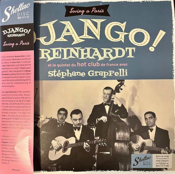 DJANGO REINHARDT — Et Le Quintet Du Hot Club De France Avec Stephane Grapelli