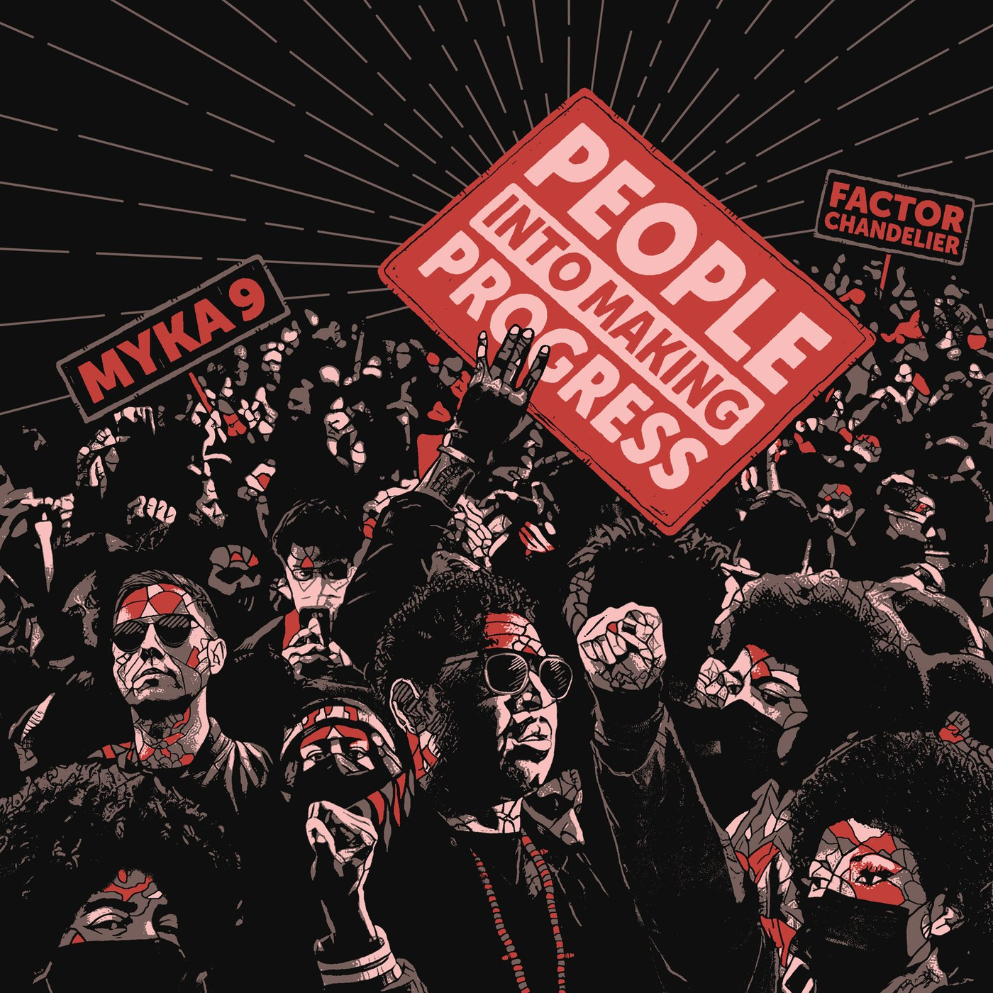 MYKA 9 AND FACTOR CHANDELIER — People Into Making Progress