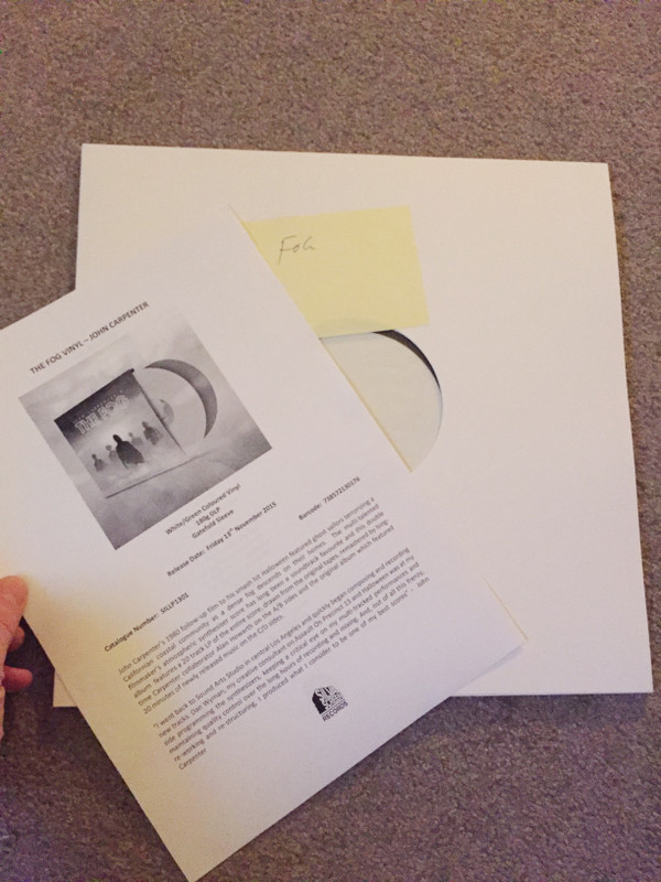 JOHN CARPENTER — THE FOG - ORIGINAL SOUNDTRACK