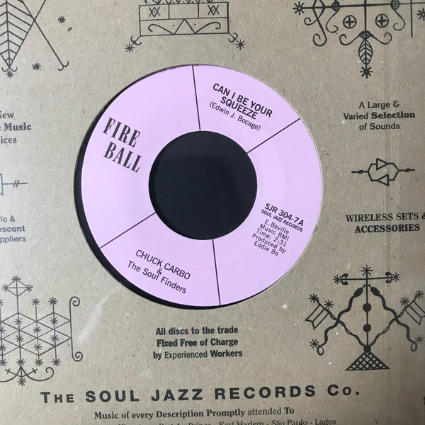 CHUCK CARBO & THE SOUL FINDERS — CAN I BE YOUR SQUEEZE / TAKE CARE YOUR HOMEWOR