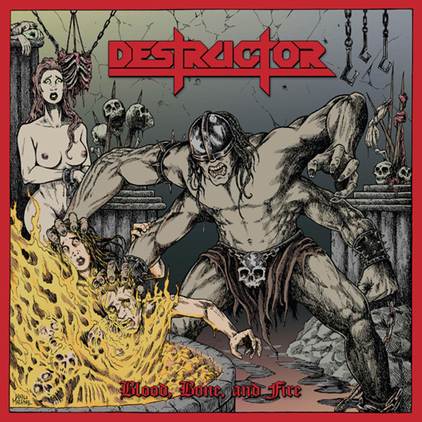 DESTRUCTOR — Blood. Bone And Fire (Cloudy Blood Vinyl)