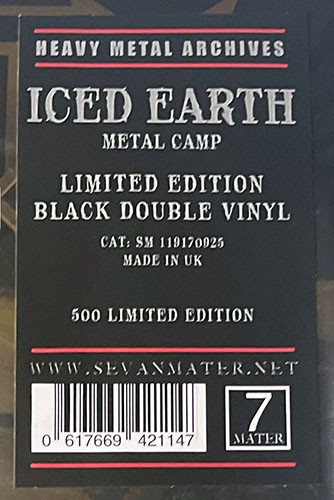 ICED EARTH — METAL CAMP
