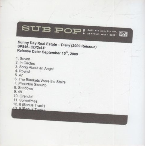 SUNNY DAY REAL ESTATE — DIARY