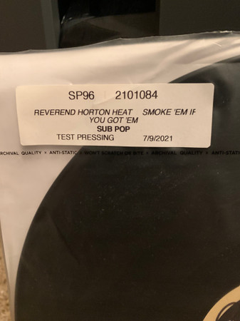 REVEREND HORTON HEAT — SMOKE 'EM IF YOU GOT 'EM