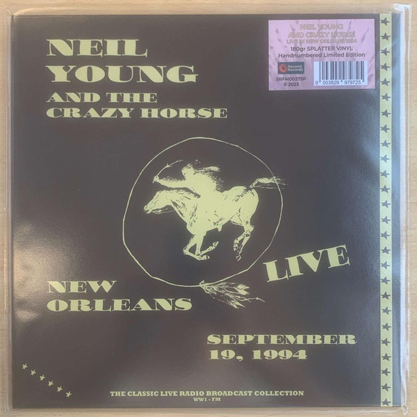 NEIL YOUNG AND THE CRAZY HORSE — Live In New Orleans 1994 (White/Orange Splatter Vinyl)