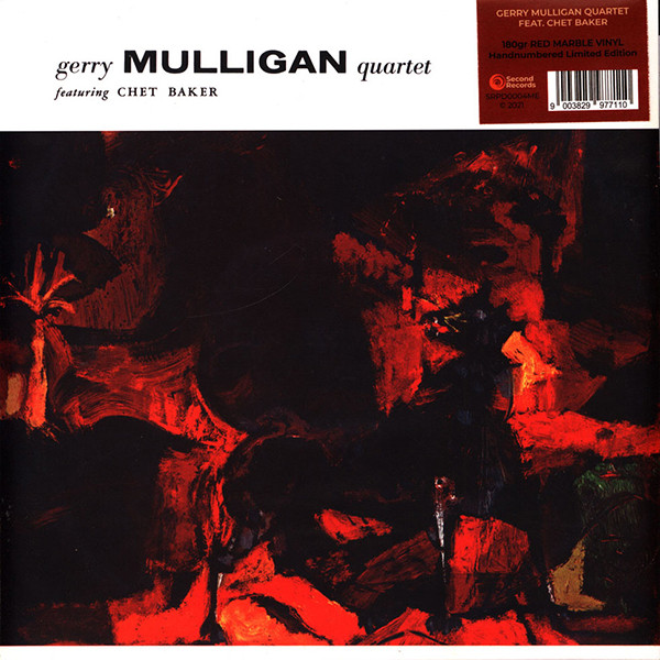 GERRY MULLIGAN QUARTET — Gerry Mulligan Quartet (Feat. Chet Baker) (Transparent Red/Black Marble Vinyl)