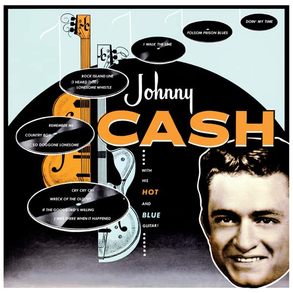 JOHNNY CASH — With His Hot And Blue Guitar (Turquoise Vinyl)