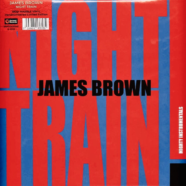 JAMES BROWN — Night Train! (Mighty Instrumentals) (Red Marble Vinyl)