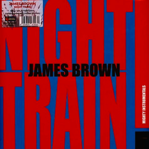 JAMES BROWN — Night Train! (Mighty Instrumentals) (Blue/Red Splatter Vinyl)