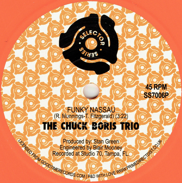The Chuck Boris Trio — Funky Nassau / Shaft
