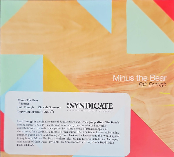 MINUS THE BEAR — FAIR¬† ENOUGH