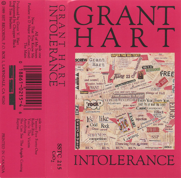 GRANT HART — INTOLERANCE