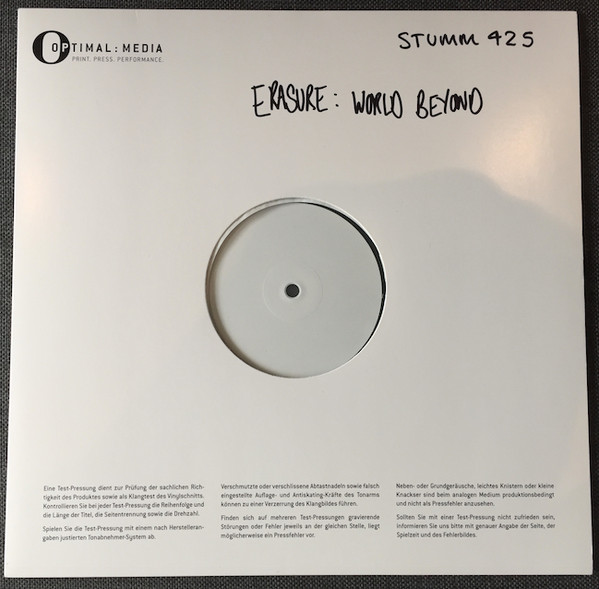 ERASURE — WORLD BEYOND