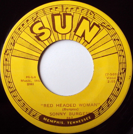 SONNY BURGESS — Red Headed Woman