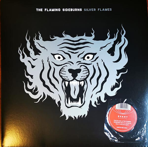FLAMING SIDEBURNS — SILVER FLAMES
