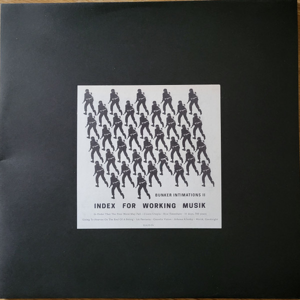 INDEX FOR WORKING MUSIK — BUNKER INTIMATIONS II