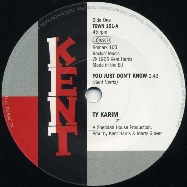 Ty Karim — You Just Don't Know/Lightin' Up