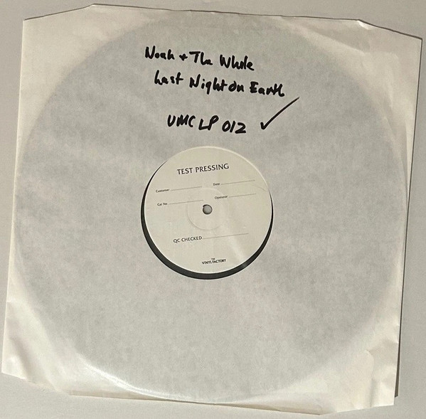 NOAH AND THE WHALE — LAST NIGHT ON EARTH