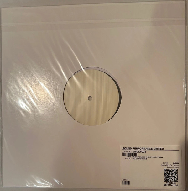 PALE FOUNTAINS — FROM ACROSS THE KITCHEN TABLE