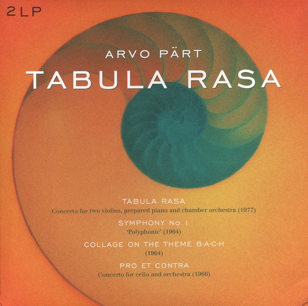 Part, Arvo — Tabula Rasa/Symphony 1 (2LP)