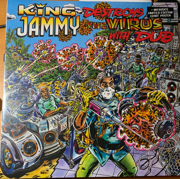 KING JAMMY — Destroys The Virus With Dub (Limited Edition) (+Poster)