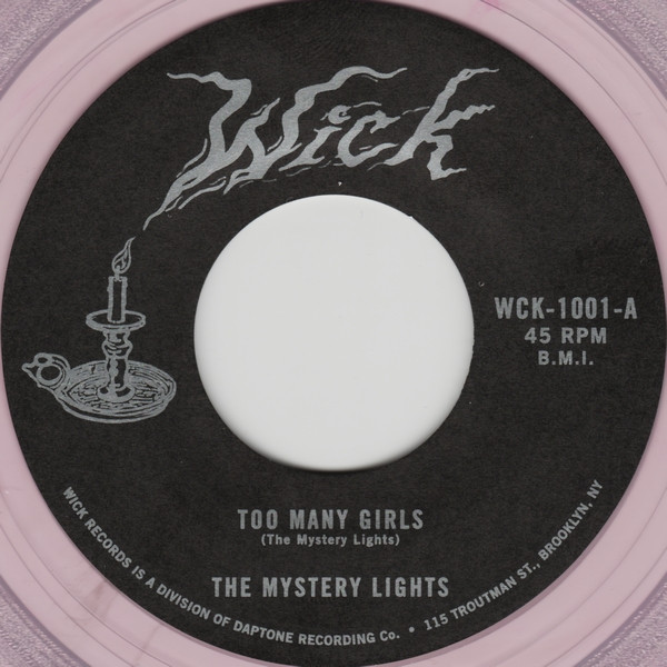 MYSTERY LIGHTS — TOO MANY GIRLS B/W TOO TOUGH T