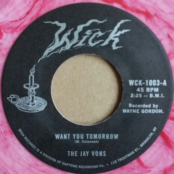 JAY VONS — WANT YOU TOMORROW